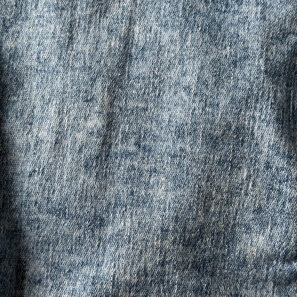 First vintage 90’s stone washed Denim Mini Skirt - Light Blue - Picture 5 of 6